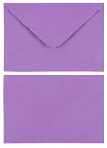 48-Pack Blank Greeting Cards - Plain Cards and Matching Color Envelopes for DIY Holiday Cards, Thank You Cards, Party Invitation, Birthday, Wedding, 6 Colors, 4 x 6 Inches