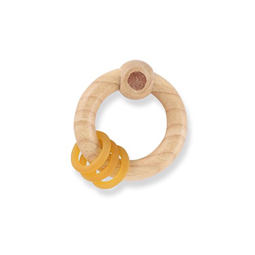 HEVEA Rubberwood Rattle (Natural)