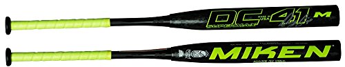 Miken Denny Crine Signature DC-41 Softball Bat, Black, 28 oz