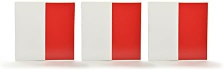 Signal Flag Stuff - Letter H Hotel Decal, 3 Inch Square, 3-Pack