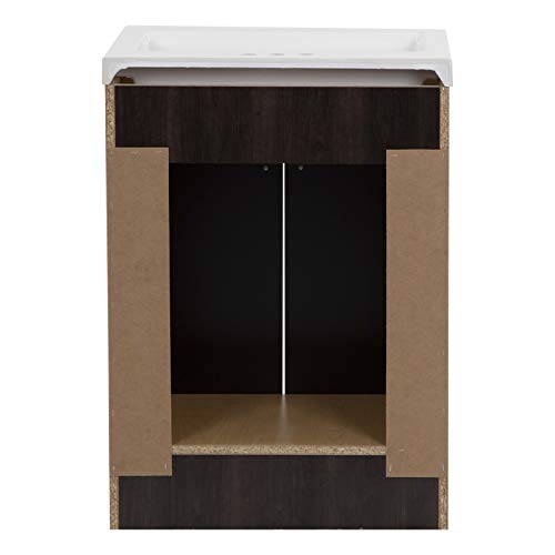 Woodcrafters Home Products Wharton Bathroom Vanity with Sink, 24.5" W x