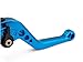 RIDE IT FOREVER Short Brake Clutch Levers for CBR500R/CB500F/X 2013-2021,GROM 2014-2023,CBR250R 2011-2013,CBR300R CB300F/FA 2014-2022,CB400F/CB400R 2013-2020-Blue