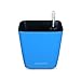Aquaphoric Self Watering Planter (5”) + Fiber Soil = Foolproof Indoor Home Garden. Decorative Planter Pot for All Plants, Flowers, Herbs, African