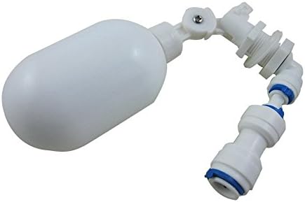 DIGITEN Float Valve Water Filter Float Ball Valve 1/4" 3/8" Inch Adjustable Float Valve Plastic Water Tank Float Valves for Ponds Water Pump