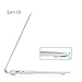 Fintie Case for MacBook Air 13 Inch - Fits Previous Generations A1466 / A1369 (Not Fit MacBook Air 13 with Touch ID A2337 (M1) / A2179 / A1932), Slim Snap On Hard Shell Protective Cover, Crystal Clear