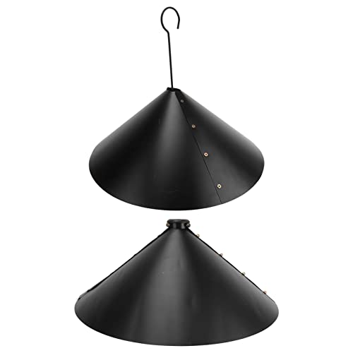 Tnfeeon Squirrel Proof Baffle for Protecting Outside Pole Bird Feeders and Bird Houses Hang Mount Raccoon Squirrel Guard Stopper for Shepherd Hooks