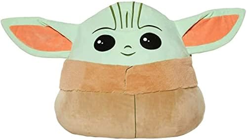 Amazon Com Squishmallow 20 Baby Yoda The Child Toys Games