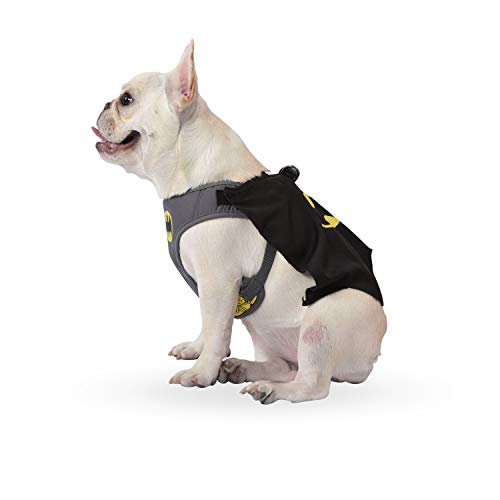 DC Comics for Dogs Batman Superhero Dog Harness, Medium, Gray Pricepulse
