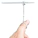 La La Pet Lady Retro Smoking Ring Holder Small Hand Shelf Cigarette Holder Pipe(Silver,M)