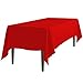 LinenTablecloth 60 x 102-Inch Rectangular Polyester Tablecloth Red