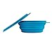 Collapsible Silicone Bowl for Camping - Food-grade & Space-Saving, Sky Blue - by Not Just A Gadget