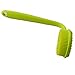 DNC Silicone Back Scrubber Soft Bath Body Brush for Shower with Long Handle (Green)
