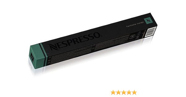 Amazon.com: Nespresso Fortissio Lungo Renovación Café Expreso Cápsulas de  Café – Funda de 10 Cápsulas : Comida Gourmet y Alimentos