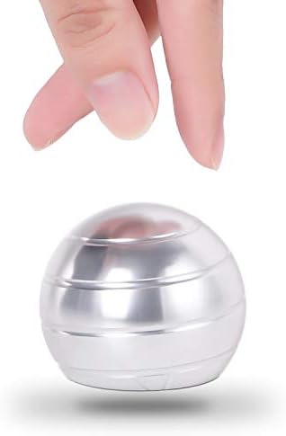 samisoler Desk Fidget Toy for Office Stress Relief with Full Body Optical Illusion Metal Ball