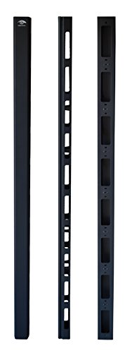 42U 4 Post Open Frame 19" Network Server Rack Cabinet Adjustable Depth 24"-37"(+ 2 Vertical cable managements) for Network or Server NEW!