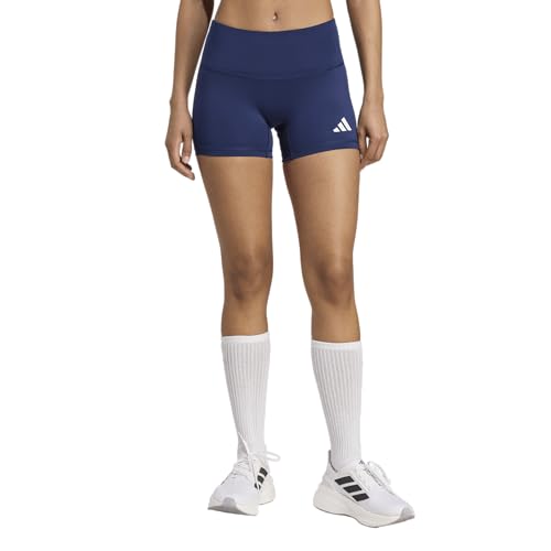 adidas Women's Volleyball 4-Inch Shorts, Team Navy Blue, XX-Small/5"