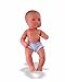Miniland 12.63'' Anatomically Correct Newborn Baby Doll, Caucasian Boy