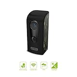 Freecam Rechargeable Battery Outdoor Wireless Security Camera with Motion Activated HD Wire-Free WiFi Camera with Night Vision Alert Push & PIR Motion Sensor 8GB SD Card Included C380 Camouflage