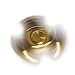 Metal Fidget Spinner (Gold) by Envolve - For focus, calm anxiety, and break nervous habits - Long spins 3-5 minutes (Gift Packaging)