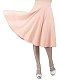 Choies Women's Polyester Pink High Waist Trumpet Midi Skirt