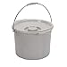 Drive Medical Deluxe Bariatric Drop-Arm Commode, Grey