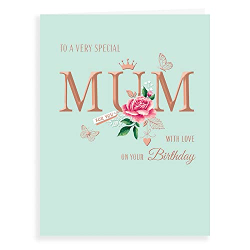 Piccadilly Greetings Avant Garde Studios Klassische Geburtstagskarte für Mütter, Grün, 20,3 x 15,2 cm