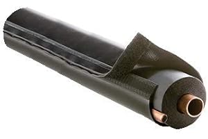 Solid Source HVAC Airex Model 72C-B, E-Flex Guard Black Line Set Cover/Protector/Sleeve for 5/8"", 3/4"" or 7/8"" Copper Tubing w/ 3/4"" Wall Insulation (6 Feet Length)
