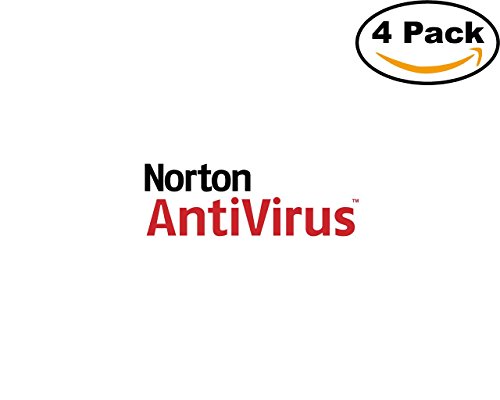 Norton Antivirus 4 Stickers 4X4 inches Car Bumper Window Sticker Decal