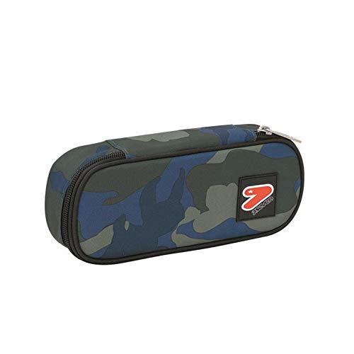 School Pencil Case Seven Double Organized Pen Holder Camo Green Blue Child 22 x 9 x 5 cm Novelty 2020 Camouflage