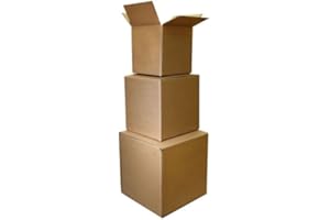 The Boxery 7x4x4'' Corrugated Shipping Boxes 100 Boxes