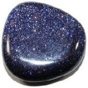 3 x Blue Goldstone Tumblestones
