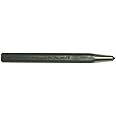 Mayhew Tools 24008 Center Punch, 1/4" - 6 mm x 5-1/2", Black Oxide Finish