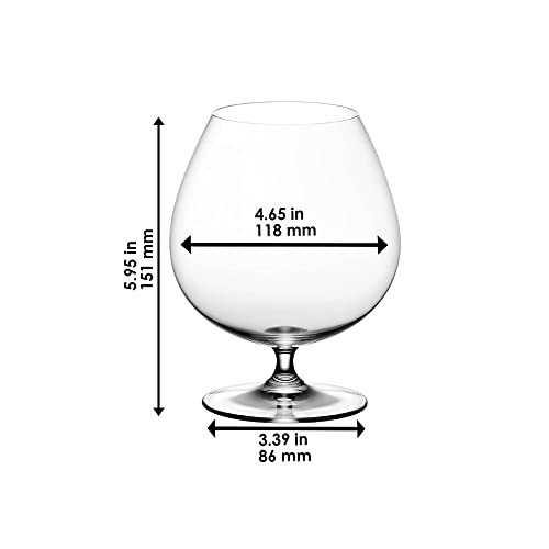 Riedel Personalized Vinum Brandy Snifters, Set of 2 Custom Engraved