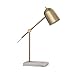 Amazon Brand – Rivet Avery Marble and Brass Adjustable Table Lamp, Bulb Included, 22.5