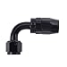 EVIL ENERGY 10AN 90 Degree Swivel Hose End Fitting for braided fuel line Aluminum Alloy black primary