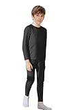 WuhouPro Boy’s Ultra Soft Microfiber Fleece Thermal Underwear Sets