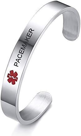 Personalized Stainless Steel Bracelet For Husband - Engraved Romantic Message, Adjustable, Gift Box