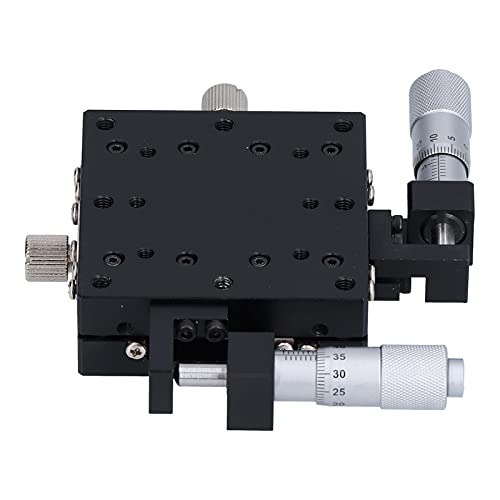 Micrometer XY Linear Stage 60x60mm Fine‑Tune Rotation Precision Linear Translation Stage, Xy Axis Rotation Positioning Stage