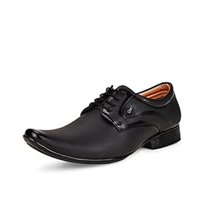 ESSENCE Men’s Formal Synthetic Lace-Up Shoes