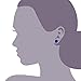 JewelrieShop Rhinestones Crystal Ball Stud Earrings Set Fireball Disco Ball Pave Bead Earrings Hypoallergenic for Women (8mm, 8pairs)