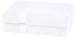 Pinzon Organic Cotton Bath Sheet Towel, Set of 2, White