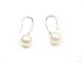 HinsonGayle AAA Handpicked 8-8.5mm Round Freshwater Cultured Pearl Dangle Earrings, Sterling Silver