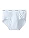 Men's Full Cut Cotton Bikini Briefs Underwear Solid Color (Pack of 5)
