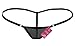 Deargirl Panty T Back G-String Thong for Women Cotton/lace (One Size(FITS Most XS to M), Black Mesh)