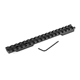 Evolution Gun Works Picatinny Rail Scope Mount, Black, Remington 700 Long Action, 20 MOA