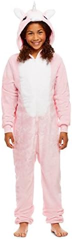 Girls Pajamas | Plush Zippered Kids Onesie Blanket Sleeper