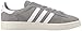adidas Men's Campus Sneakers, Grey /White/Chalk White, (10 M US)