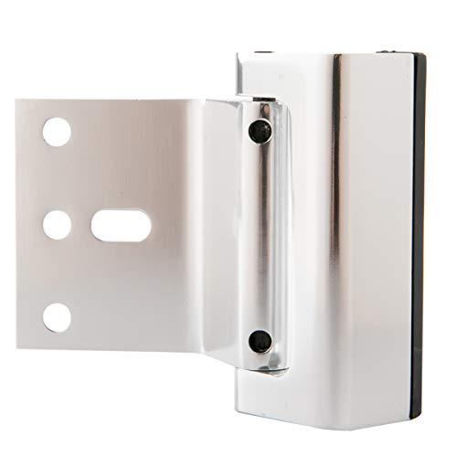 Amazon Basics Home Security Door Reinforcement Lock Polished Chrome
