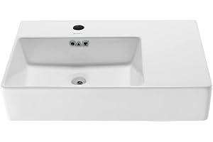 Swiss Madison SM-WS322 St. Tropez Wall Hung Sink with Left Side Faucet Mount