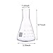 Erlenmeyer Flasks Glass Narrow Mouth Graduation 250ml